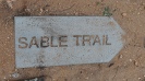 Sable Trail signpost